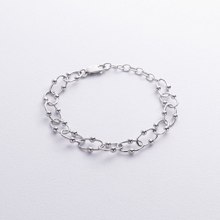 Серебряный браслет "Фантазия" 141547 от ювелирного магазина Оникс