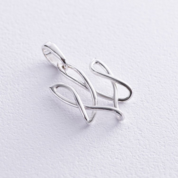 Серебряный кулон "Герб Украины - Тризуб" 133132 от ювелирного магазина Оникс - 5