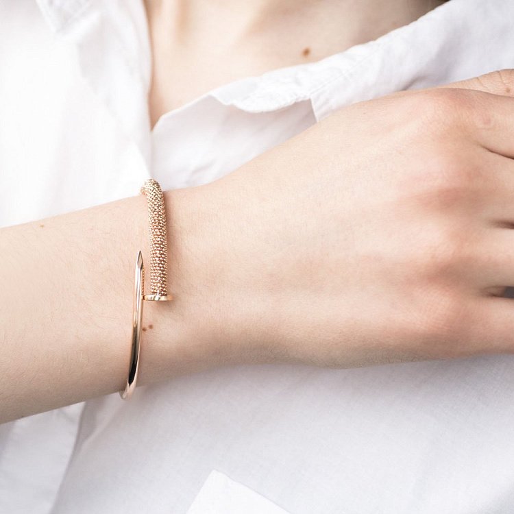 Золотий браслет "Цвях" б04039 від ювелірного магазину Онікс - 3