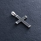 Серебряный крест "Спаси и сохрани" 133105 от ювелирного магазина Оникс