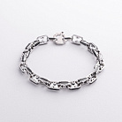 Серебряный браслет (керамика, фианиты) 1867 от ювелирного магазина Оникс