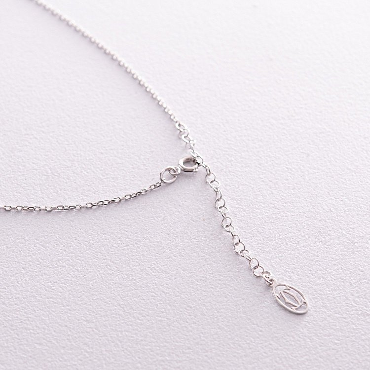 Кольє "Цвях" у білому золоті кол02327 від ювелірного магазину Онікс - 7