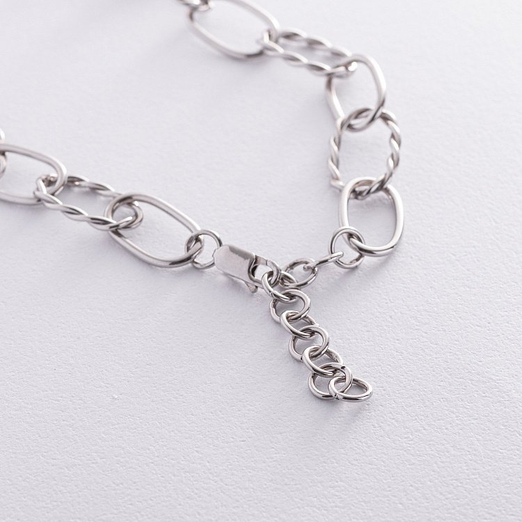 Срібне кольє "Свобода" (родій) 181273 від ювелірного магазину Онікс - 7