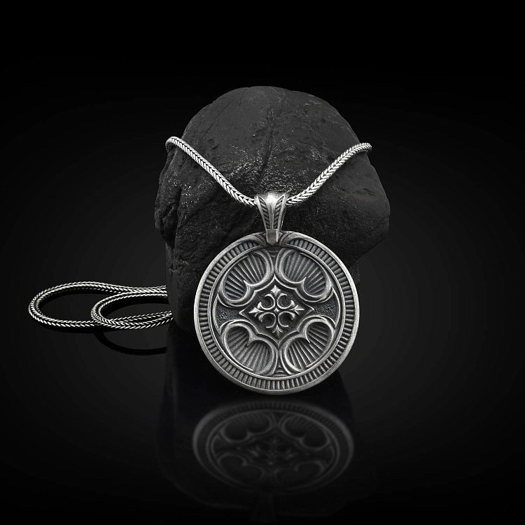 Серебряный кулон "Знак зодиака Весы" 133200терези от ювелирного магазина Оникс - 4