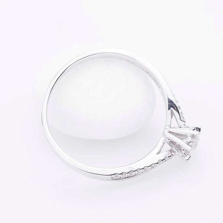 Золотое кольцо с бриллиантами chosek249 от ювелирного магазина Оникс - 2