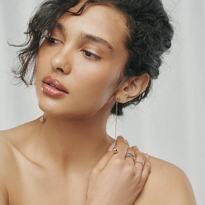 Кольцо "Gina" в желтом золоте к07391 №18