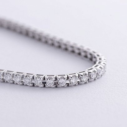 Браслет Теніс у білому золоті з білими діамантами 539721221 №3