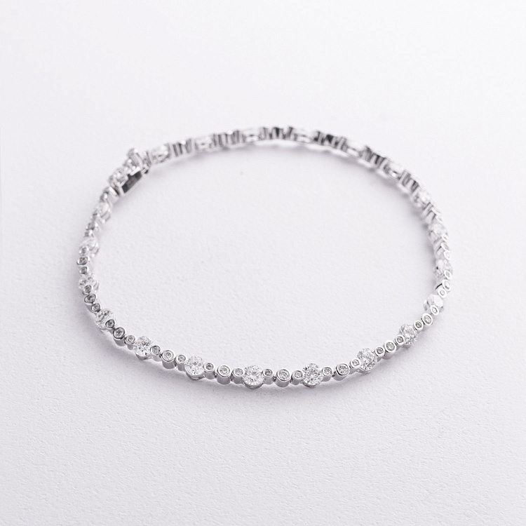 Золотой браслет с бриллиантами бб0063lg от ювелирного магазина Оникс