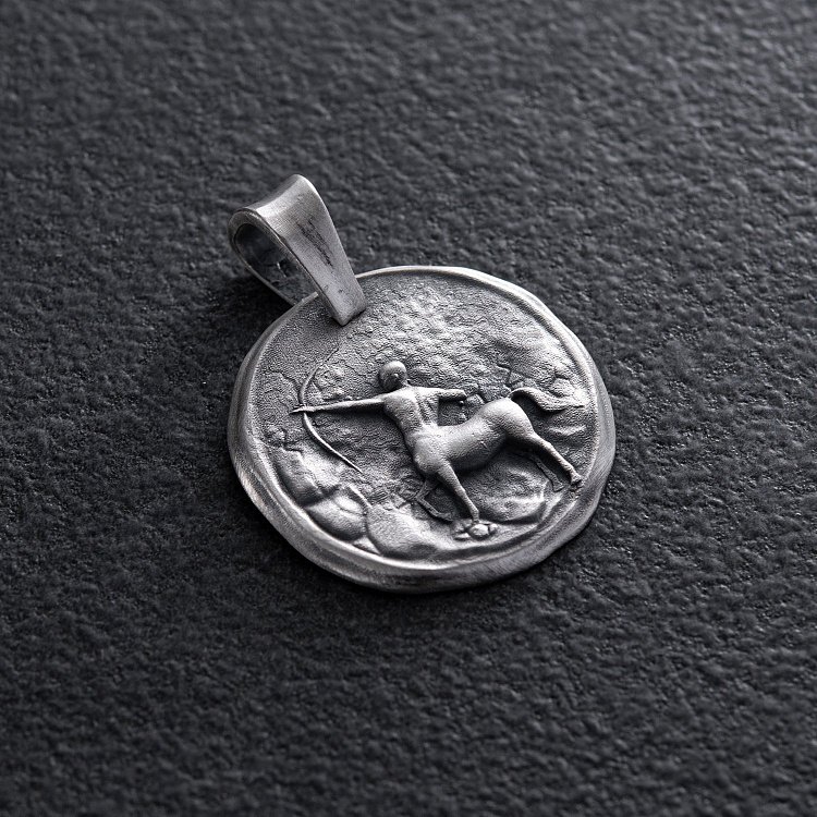 Серебряный кулон "Знак зодиака Стрелец" 133221стрілець от ювелирного магазина Оникс - 9