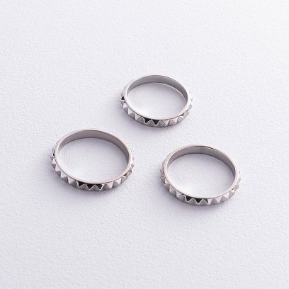 Кольцо "Mona" в серебре 7036 №5