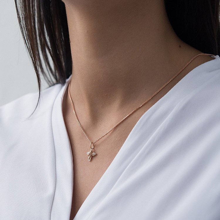 Золотий кулон "Ангел" п03308 від ювелірного магазину Онікс - 1