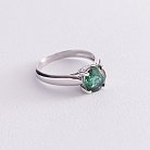 Серебряное кольцо (фианиты, кварц) 1354/1р-QGR от ювелирного магазина Оникс - 3