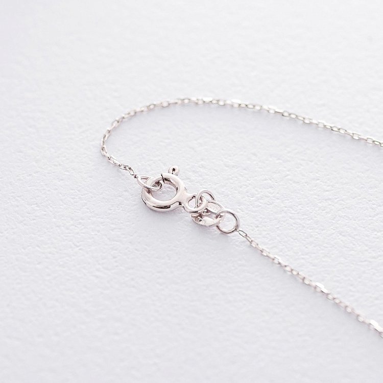 Серебряное колье "Сердце" (оникс) 18792 от ювелирного магазина Оникс - 3