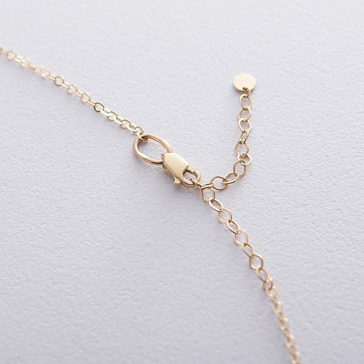 Колье Монетки в желтом золоте кол01553 от ювелирного магазина Оникс - 4