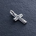 Срібний православний хрест (чорніння) 131733 от ювелирного магазина Оникс