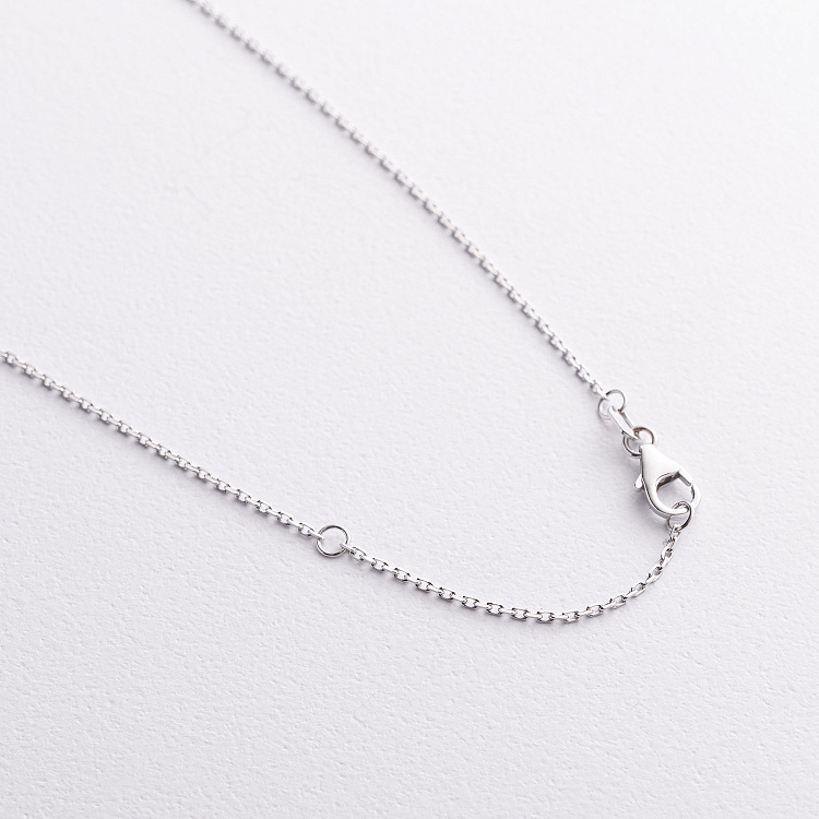 Золотое колье "Сердечко" с бриллиантами колб0185va от ювелирного магазина Оникс - 2