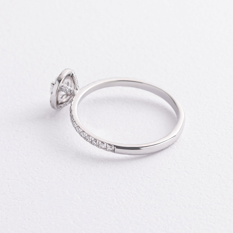 Золота каблучка з діамантами 244651121 від ювелірного магазину Онікс - 4