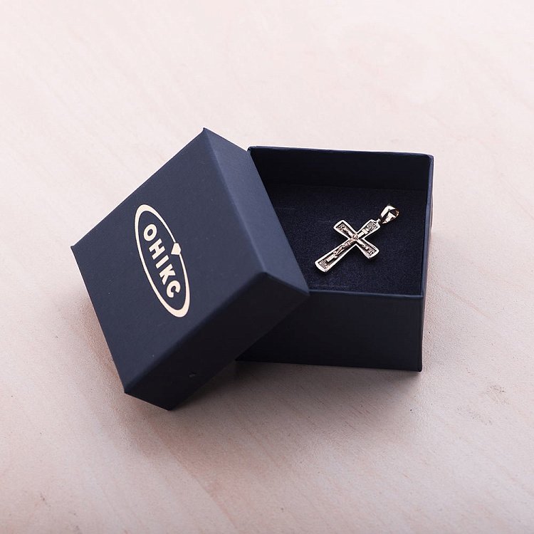 Православний хрест (чорніння) п01613 від ювелірного магазину Онікс - 5