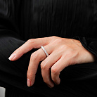 Золота каблучка з діамантами кб0646ri от ювелирного магазина Оникс - 3