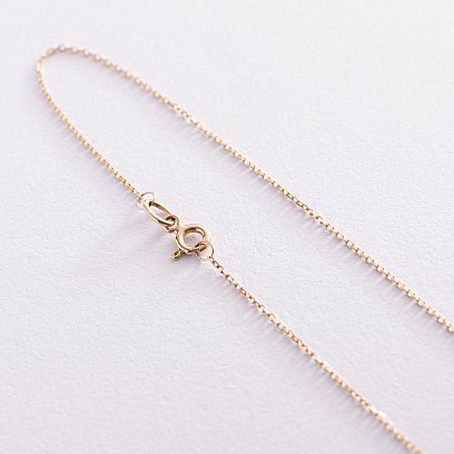 Кольє "Серце і кола" в жовтому золоті кол01769 №3