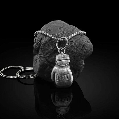 Серебряный кулон "Боксерская перчатка" 133197