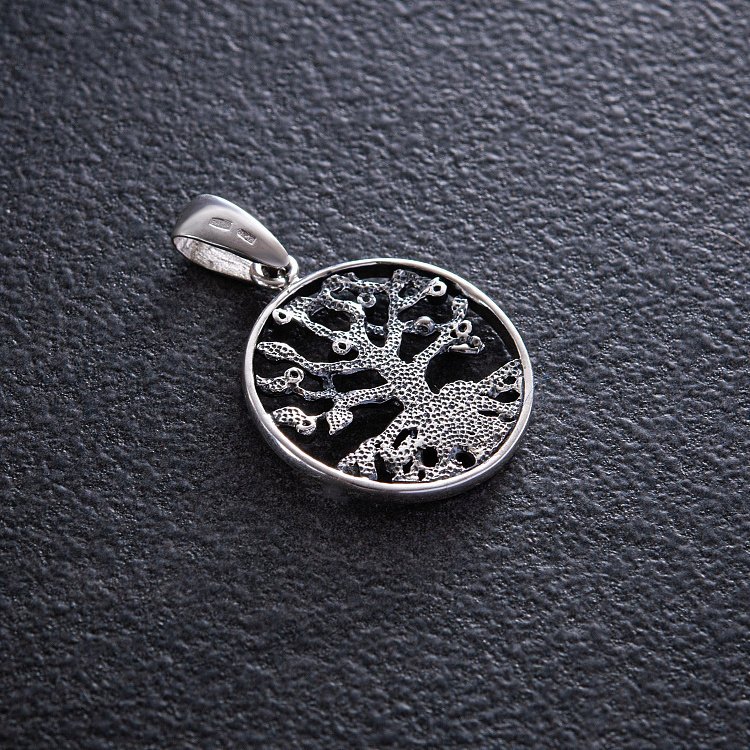 Срібна підвіска "Дерево життя" (фіаніт) 132727 від ювелірного магазину Онікс - 4
