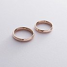 Золотое обручальное кольцо 4 мм (текстурное) обр00410 от ювелирного магазина Оникс