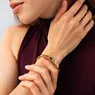 Браслет "Brianna" у жовтому золоті (фіаніти) б05787 от ювелирного магазина Оникс - 3