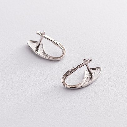 Серебряные серьги "Шарлотта" 122731 №3