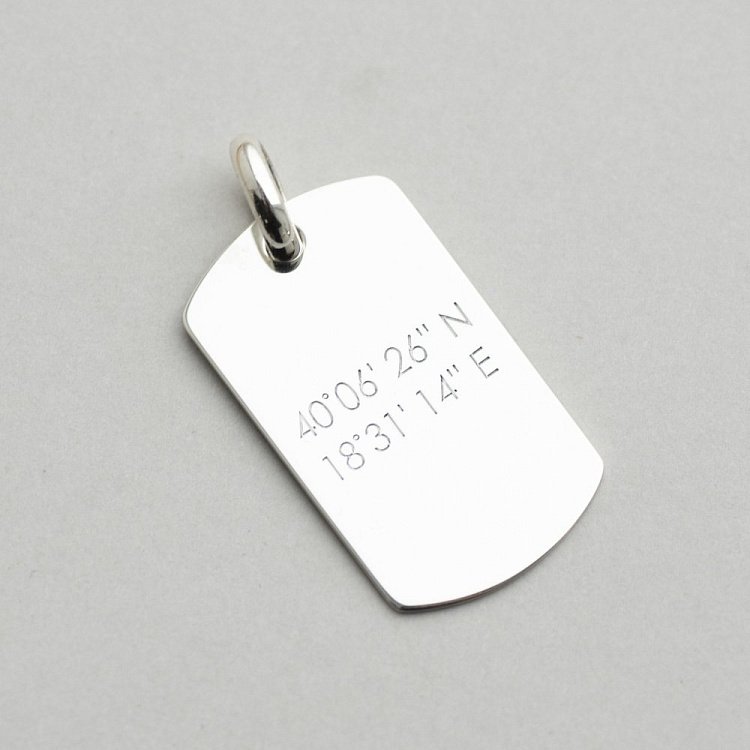 Серебряный жетон (большой) 133350 от ювелирного магазина Оникс - 9