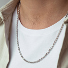 Цепочка Ролло в белом золоте ц00362-4 от ювелирного магазина Оникс - 3