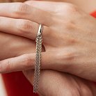 Серебряное кольцо с цепочками 112650 от ювелирного магазина Оникс - 16