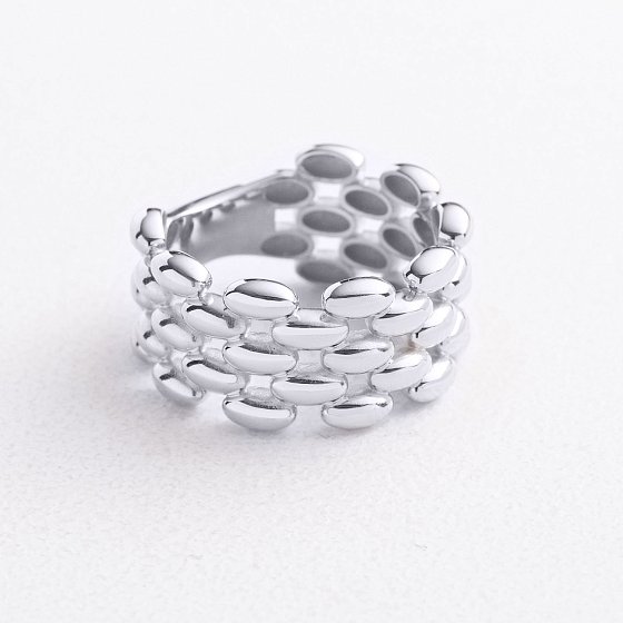 Кольцо "Charlie" в белом золоте mini к08531 №3