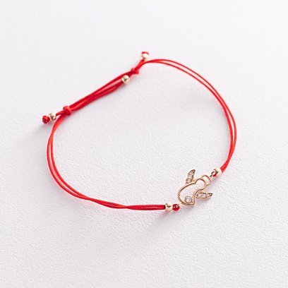 Браслет с красной нитью "Ангел" б04202