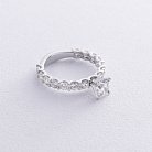 Помолвочное кольцо с бриллиантами (белое золото) 222031121 от ювелирного магазина Оникс - 2
