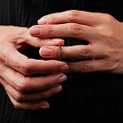 Золота каблучка з чорними діамантами кб0242sth от ювелирного магазина Оникс - 7