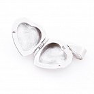 Срібний кулон "Сердечко" (перламутр) для фотографії 132832 от ювелирного магазина Оникс - 1