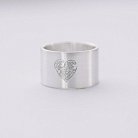 Срібний перстень з гравіруванням "Хвилі" 112143л от ювелирного магазина Оникс - 3