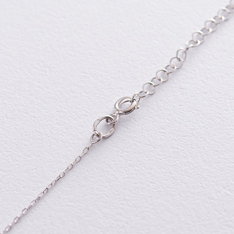 Серебряное колье "Ласточка" 181004 от ювелирного магазина Оникс - 8