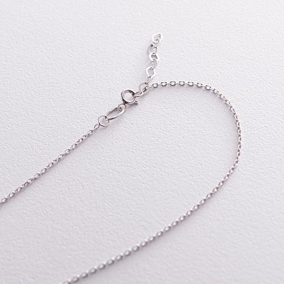 Золоте кольє "Конюшина" з фіанітами кол01781 №5