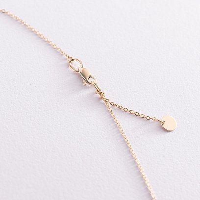 Кольє з монетками в жовтому золоті 860390М №4