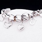 Эксклюзивный браслет из белого золота б02223 от ювелирного магазина Оникс - 1