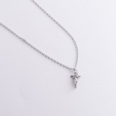 Серебряное колье "Ангелочек" 181321