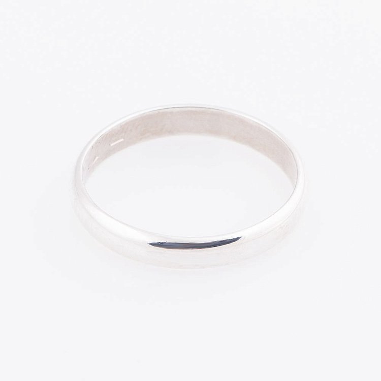 Срібна обручка гладке тонке 11034т від ювелірного магазину Онікс - 1