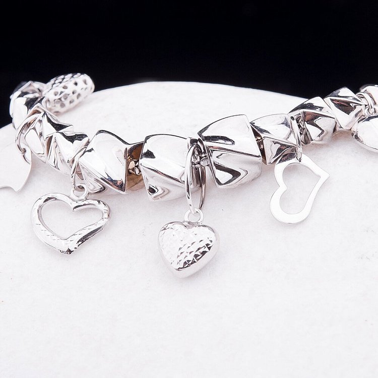 Эксклюзивный браслет из белого золота б02223 от ювелирного магазина Оникс - 1