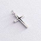 Срібний хрест (емаль) 133023 от ювелирного магазина Оникс