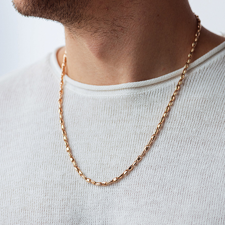 Чоловічий золотий ланцюжок ц00573 від ювелірного магазину Онікс - 1