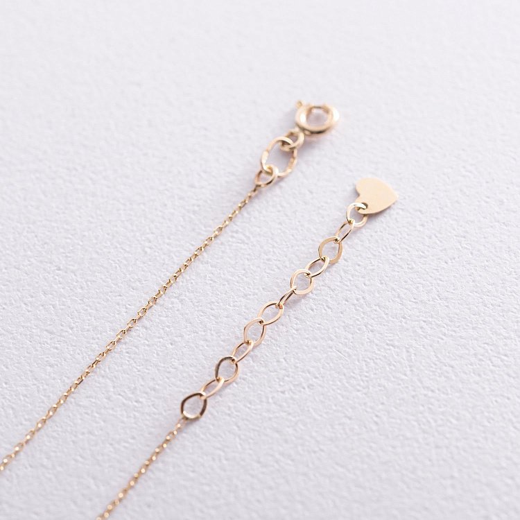 Золоте кольє з фіанітом кол01359 від ювелірного магазину Онікс - 4