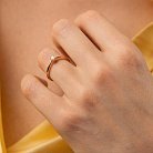 Помолвочное золотое кольцо с бриллиантом 101-10021к от ювелирного магазина Оникс - 3