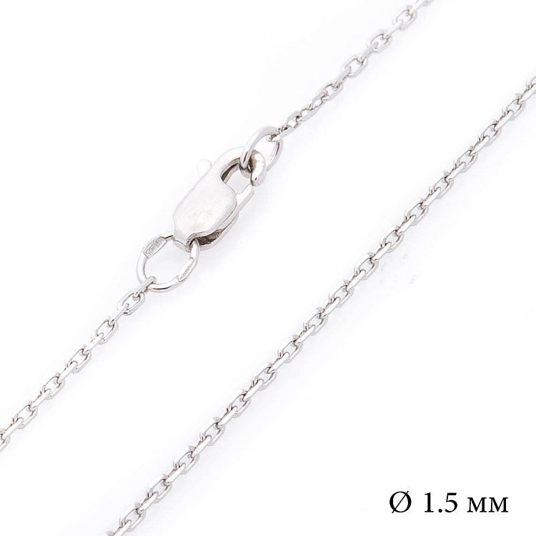 Серебряная цепочка. Якорное плетение б010203 Серебряная цепочка. Якорное плетение б010203 от ювелирного магазина Оникс